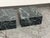 Italian Marble Waterfall Edge Square Side Tables, Pair For Sale - Image 4 of 12