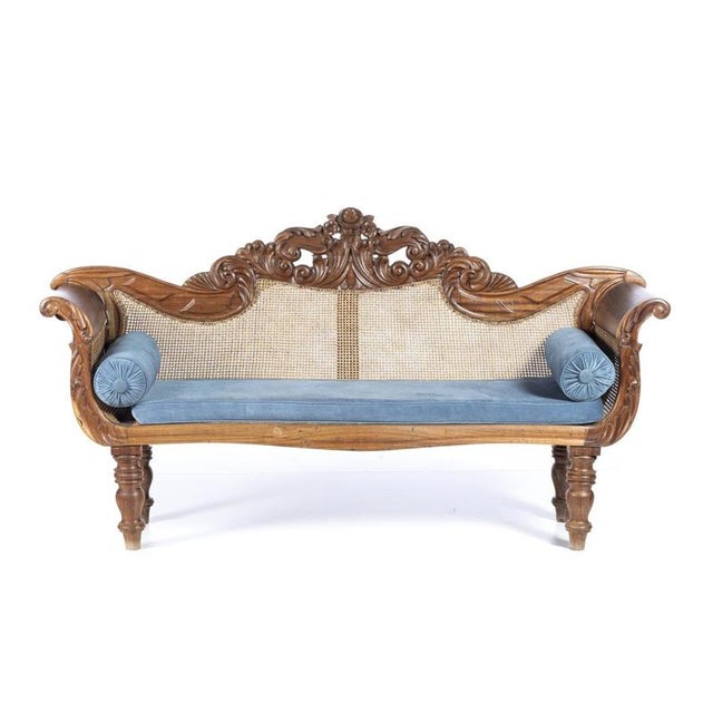 Romantic Sofa in Rosewood, 19th Century For Sale - Image 6 of 6
