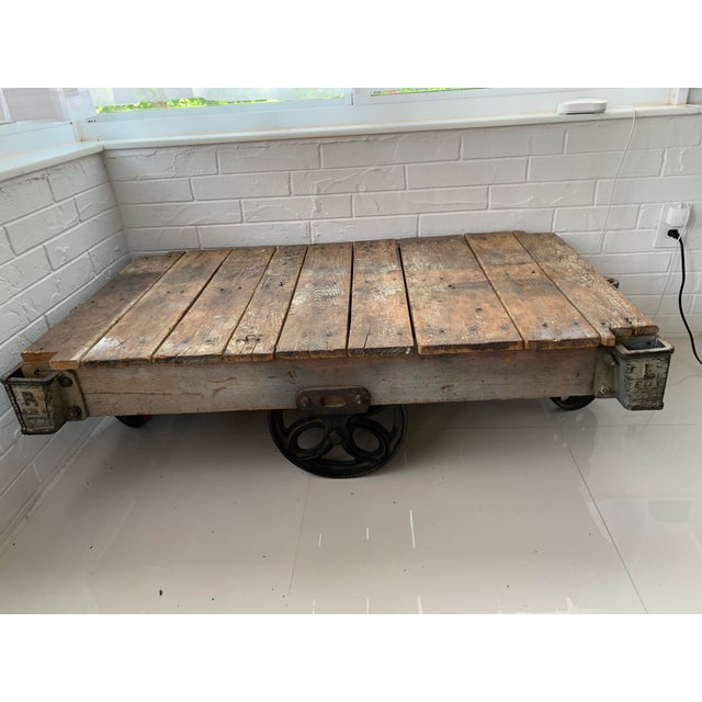 Vintage Railway Cart Coffee Table Chairish