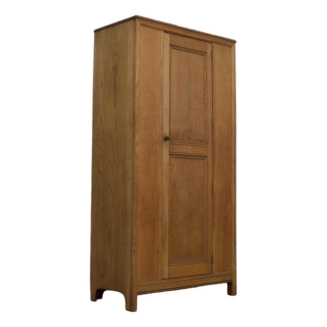 Vintage Art Deco Oak Hall Cupboard from Harris Lebus, 1930s For Sale