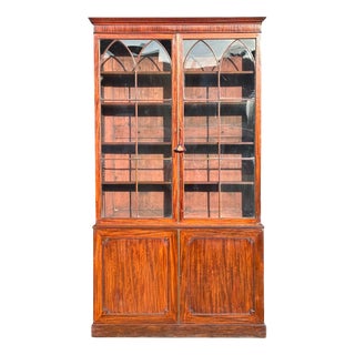 Antique George III Mahogany Library Bookcase, 1780 For Sale