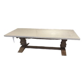 Timothy Oulton Georgian Architectural Dining Table in Marble For Sale