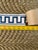 Schumacher Greek Key Embroidered Tape Trim Blue on Ivory - 3 Yards For Sale In New York - Image 6 of 6