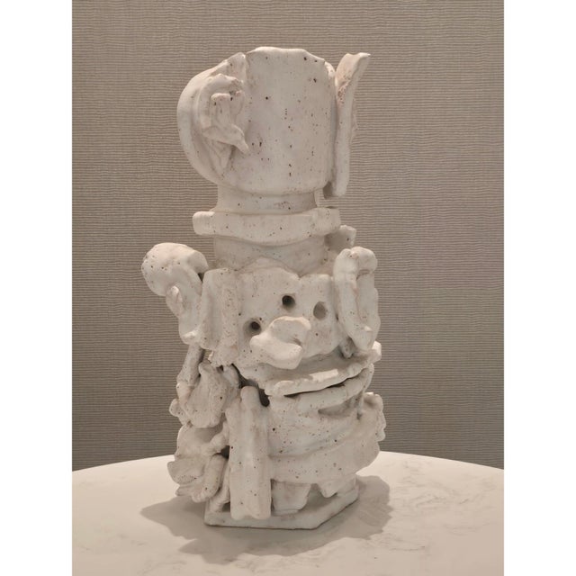Las Meninas #1 — Sculptural Ceramic Vase by Diane Grant For Sale - Image 6 of 11