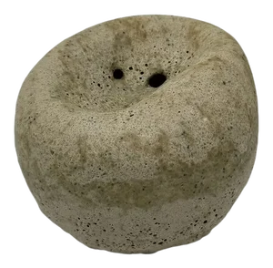 1970s James Lovera Vase With Crater Glaze