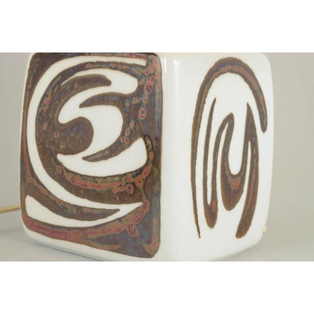Orient Table Lamp in Stoneware by Carl-Harry Stålhane for Rörstrand, 1960s For Sale - Image 3 of 5