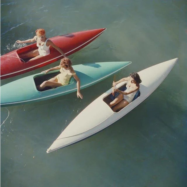 Slim Aarons 'Lake Tahoe Trip' Contemporary Archival Color Photograph Print From the Original Negative by Getty - 20x20 For Sale - Image 4 of 4