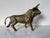 Abstract Vintage Solid Brass Bull Sculpture For Sale - Image 3 of 10