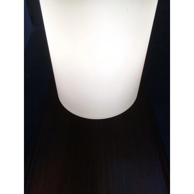 Silver Mid-Century German Glass Pendant Lamps from Limburg, Set of 3 For Sale - Image 8 of 18