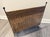 Vintage Mid Century Modern Black Iron & Wicker Rattan Magazine Rack For Sale - Image 4 of 5