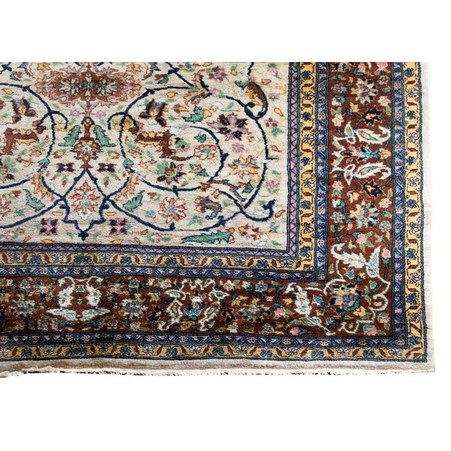 Vintage Persian Tabriz Rug For Sale - Image 14 of 16