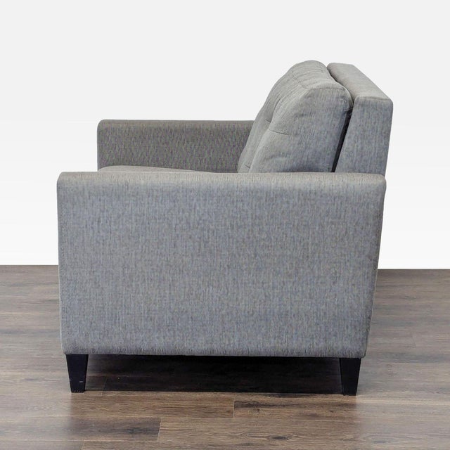 Crate & Barrel Crate & Barrel Bowen Modern Gray Sleeper Sofa - Comfortable Pull-Out Bed For Sale - Image 4 of 9