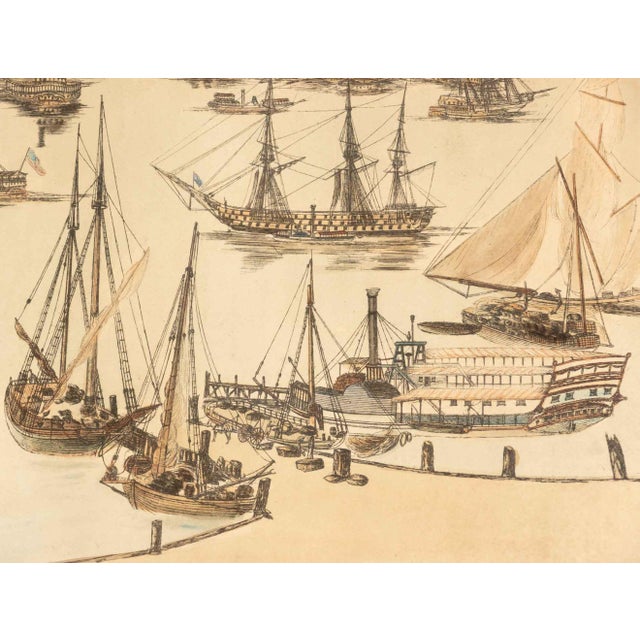 Thomas Horner "New York From Brooklyn", 19th Century For Sale In New York - Image 6 of 11