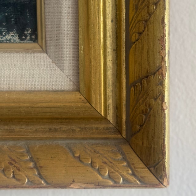 Teal Norman Carton (American, 1908–1980) | Original Mid-Century Modern Portrait For Sale - Image 8 of 12