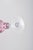 Bohemian Pink Crystal Wine Glasses with Cut Decoration, 1940s, Set of 5 For Sale - Image 4 of 5