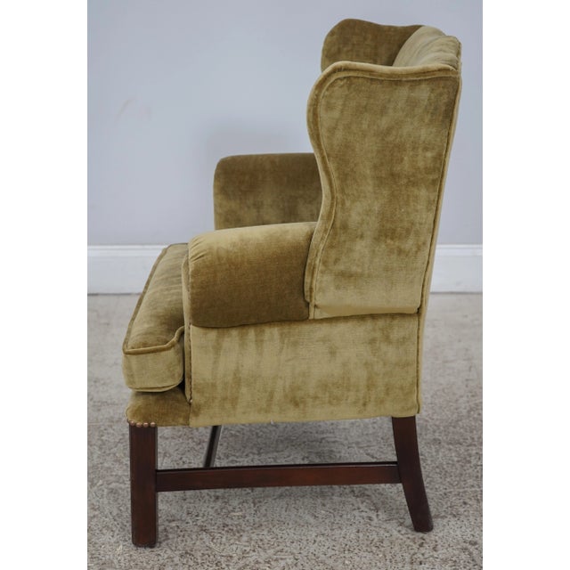 Chippendale Chippendale 18th C. Style Youth Wing Chair For Sale - Image 3 of 12