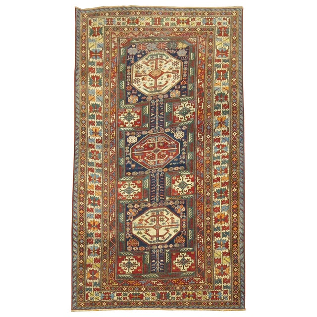 Zabihi Collection 19th CenturyTribal Antique Shirvan Rug For Sale - Image 15 of 18