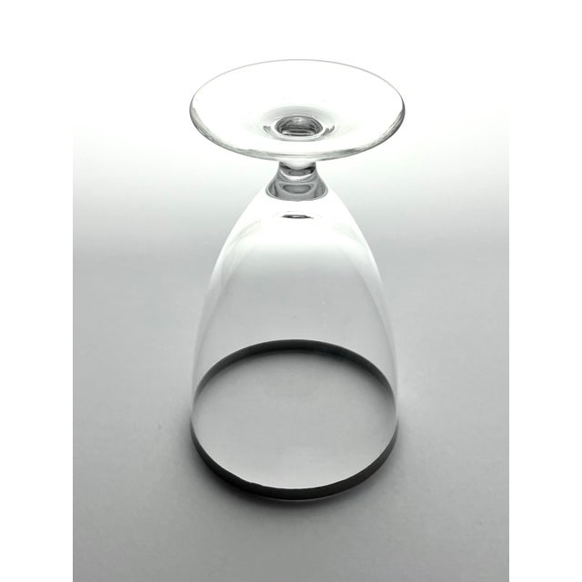 1960s Mid-Century Vintage Minimalist 3 Silver Rim Footed Juice Glasses For Sale In Dallas - Image 6 of 6