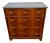 English Navy Military Chest of Drawers with Marble Top, 1960s For Sale