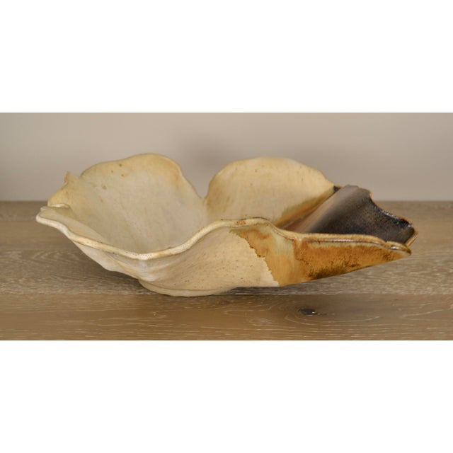 Mid-Century Modern Large Mid 20th Century Studio Pottery Centerpiece Bowl For Sale - Image 3 of 6