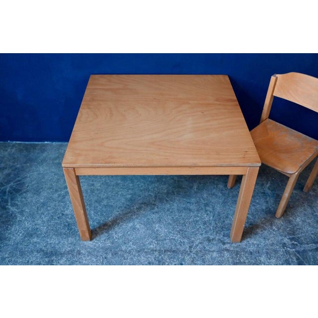 Wood Children's Table and Chair, Set of 2 For Sale - Image 7 of 16