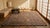 Tan Spectacular Colorful Earth Tones Ground Color in a Checks Pattern Antique American Hooked Rug For Sale - Image 8 of 9