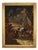 Italian Artist, Moses Drives Out the Shepherds and Defends the Daughters of Jethro, 1720, Oil on Canvas, Framed For Sale