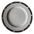 Quadri Black Dinner Plate by Bulgari for Rosenthal, 1990s For Sale