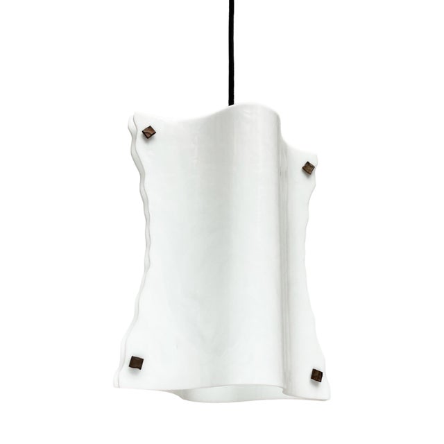 Vintage Postmodern Italian Murano Glass Pendant Lamp, 1970s For Sale