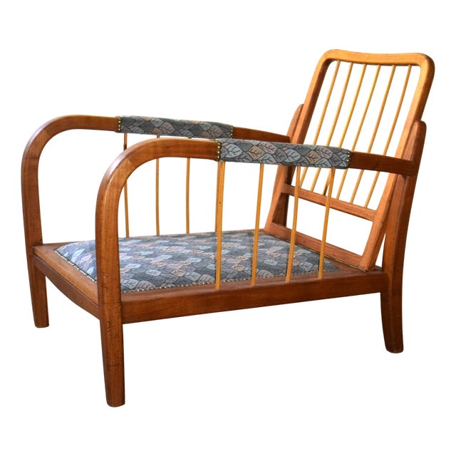 Vintage Lounge Chair by Josef Frank for Home & Garden, 1920s For Sale