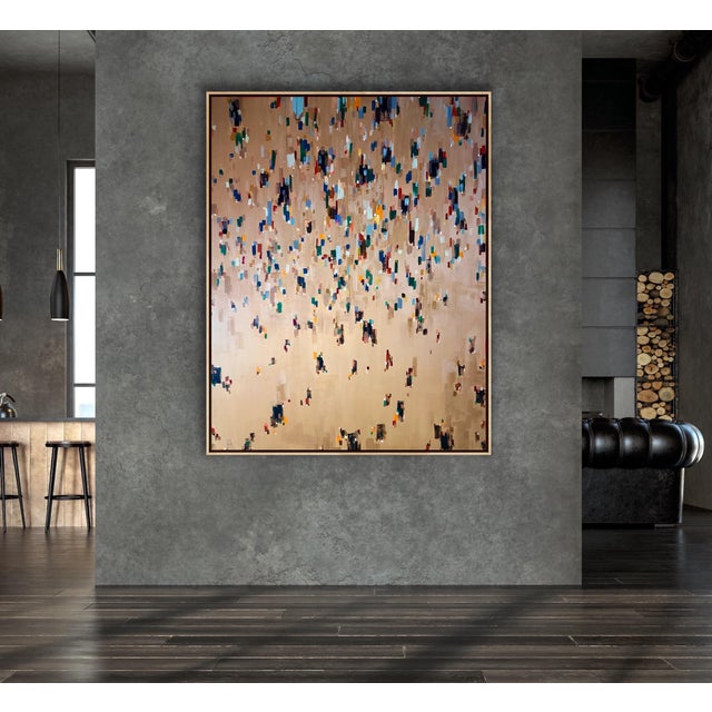 Large Abstract Acrylic Painting Titled Concerto For Sale - Image 10 of 10