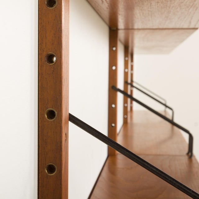 Brown Shelving Unit in Teak by Poul Cadovius for Cado, Denmark, 1960s For Sale - Image 8 of 11