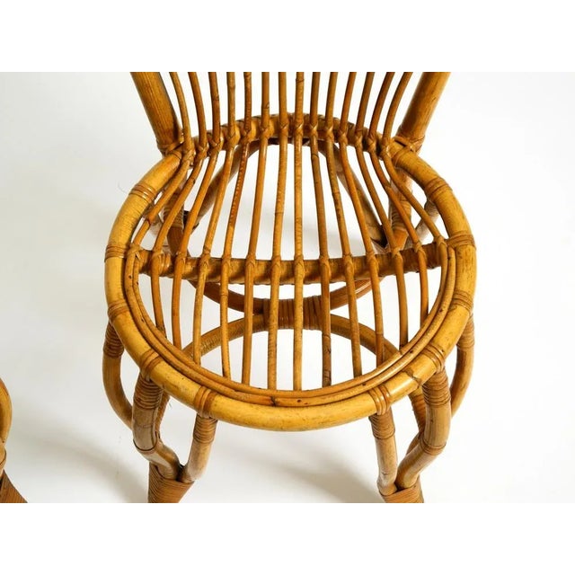 Wood Bamboo Chairs, Italy, 1960s, Set of 2 For Sale - Image 7 of 18