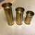 Mid 20th Century Mid Century Modern Danish Brass Tea Light Holders - Set of 3 For Sale - Image 4 of 4