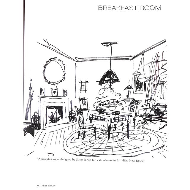 2000 - 2009 "Drawings and the Design Process - Albert Hadley" 2004 Hadley, Albert (Inscribed) For Sale - Image 5 of 17