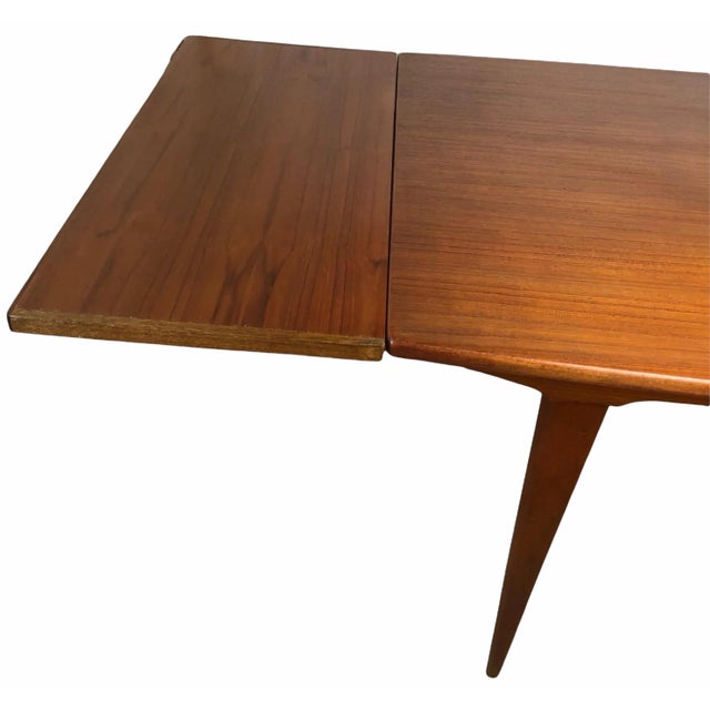 Vilhelm Wohlert Extendable Scandinavian Style Dining Table For Sale - Image 4 of 13