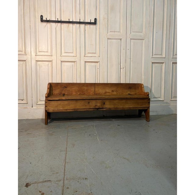 Antique Larch Chest in Wood, 1800s For Sale - Image 6 of 6