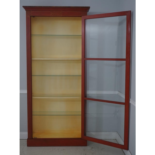 Chinoiserie Baker Collector's Edition Chinoiserie Vitrine Cabinet For Sale - Image 3 of 17