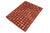 Abstract Eclectic Balochi Red/Blue Wool Rug - 3'3''x5'0'' For Sale - Image 3 of 11
