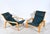 Wood Mid-Century Modern Pulkka Lounge Chairs by Ilmari Lappalainen for Asko, Finland, 1960s, Set of 2 For Sale - Image 7 of 18