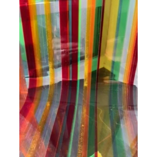 Patrick Norguet Rainbow Acrylic Side Chair For Sale - Image 10 of 12