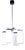 Mid-Century Modern Chandelier in Chrome and Opaline Glass by Drupol, Czech, 1960s For Sale