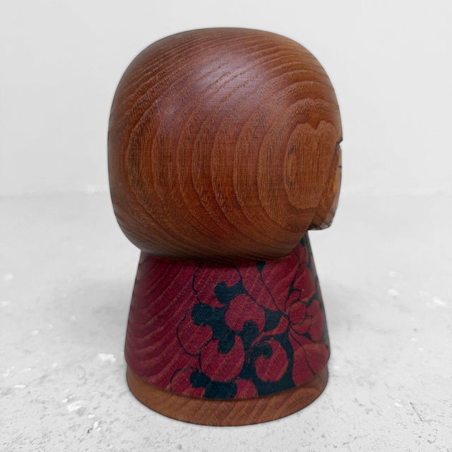 Shōwa Japanese Kokeshi by Issetsu Kuribayashi, 1970 For Sale - Image 4 of 11
