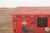 Mid 20th Century Mid 20th Century Vintage Red Trunk with Yellow Inside Lining & Green Leaves on Back For Sale - Image 5 of 12