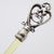 Italian Vintage Italian Handmade Genuine Silver and Yellow Plexiglass Life Size Key Made in Taranto (Apulia) For Sale - Image 3 of 7