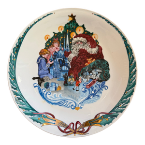 Vintage Royal Copenhagen ‘Jingle Bells’ Hand Painted Serving Platter