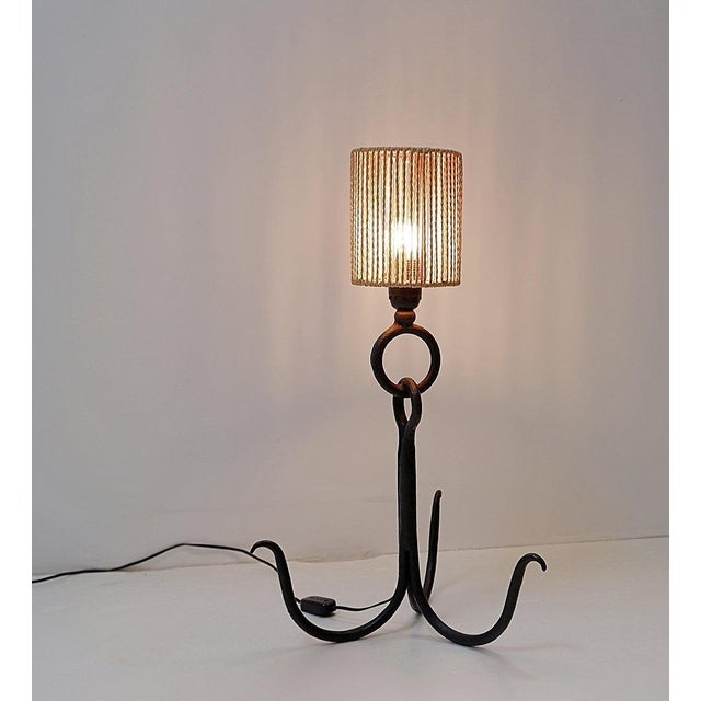 Brutalist Anchor Table Lamp, 1950s For Sale - Image 11 of 15