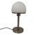 Bauhaus style table lamp with an opaline top. Attributed to Wagenfeld/Tecnolumen but as this piece has no markings we can...