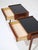 Vintage Danish Bedside Tables in Teak and Black Glass by Arne Vodder for Ølholm Møbelfabrik, 1960s, Set of 2 For Sale - Image 6 of 13