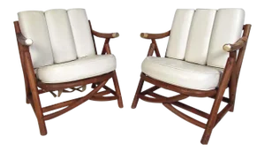Mid-Century Modern Lounge Chairs - a Pair